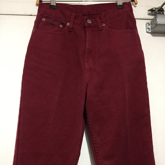VINTAGE CALVIN KLEIN JEANS HIGH RISE JEANS SIZE 6 - Picture 5 of 12